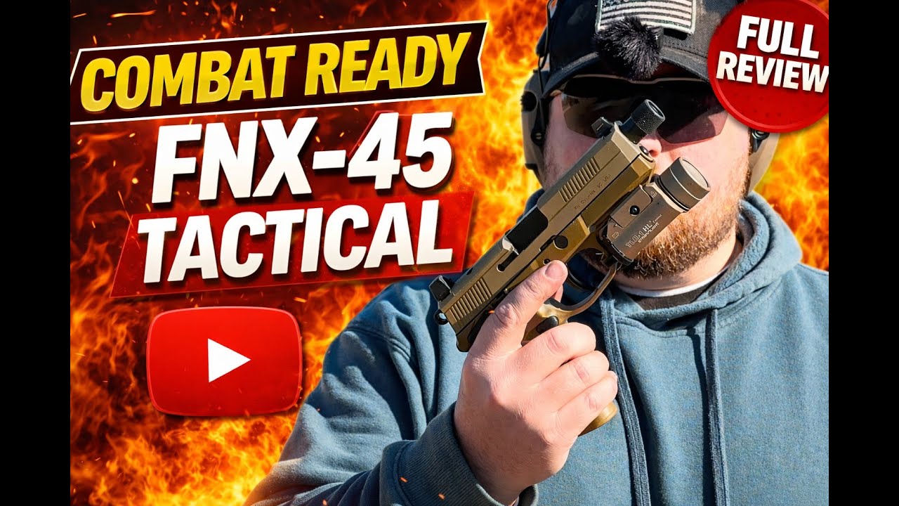 FNX-45 Tactical — Король пистолетов калибра .45 ACP с резьбовым креплением?