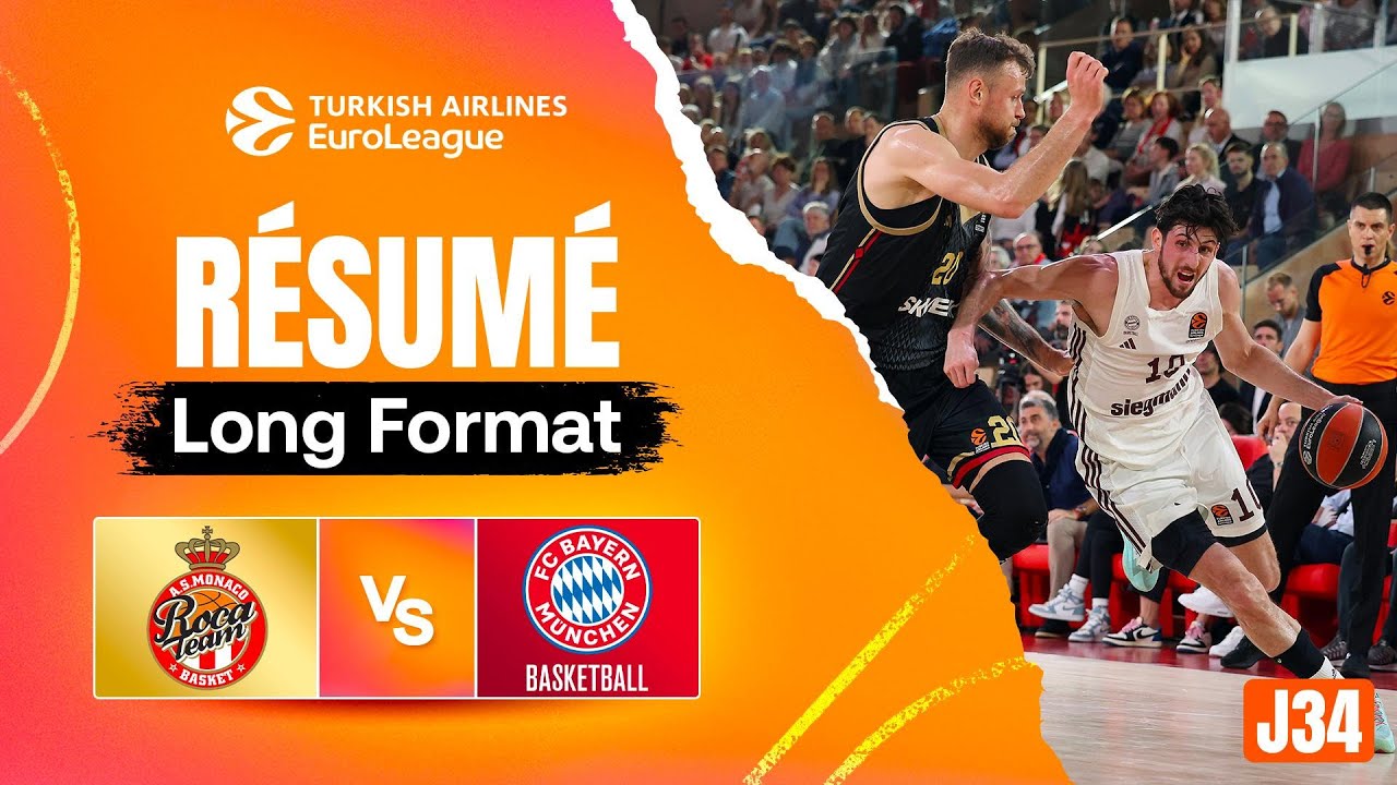 Sylvain Francisco gâche la fête ? - Monaco vs Bayern Munich - Résumé - EuroLeague J34