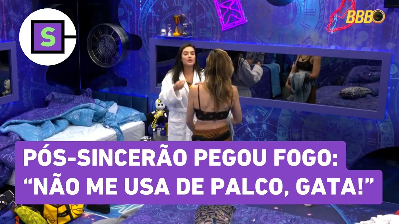 BBB 26: Ana Paula e Jordana discutem ap&oacute;s din&acirc;mica do Sincer&atilde;o: &ldquo;N&atilde;o me usa de palco, gata!&rdquo;