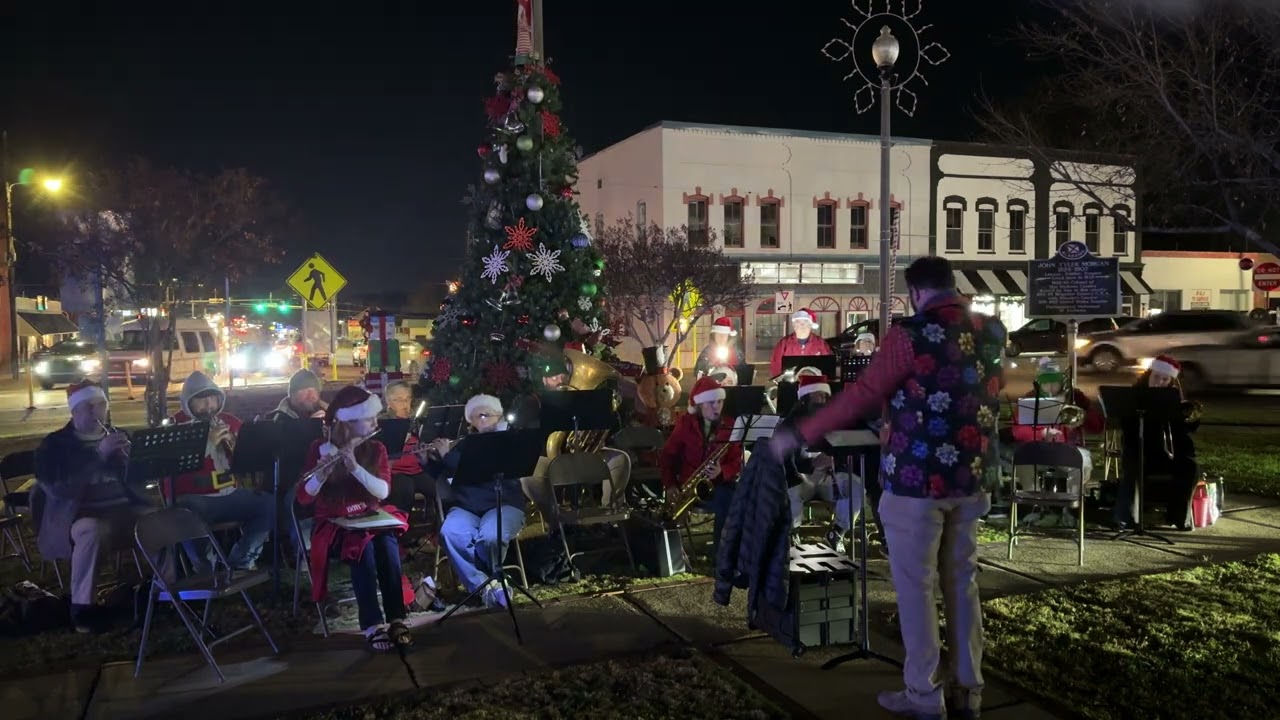 Cheaha Winds Community Band - 2023 Jacksonville Christmas Tree Lightning