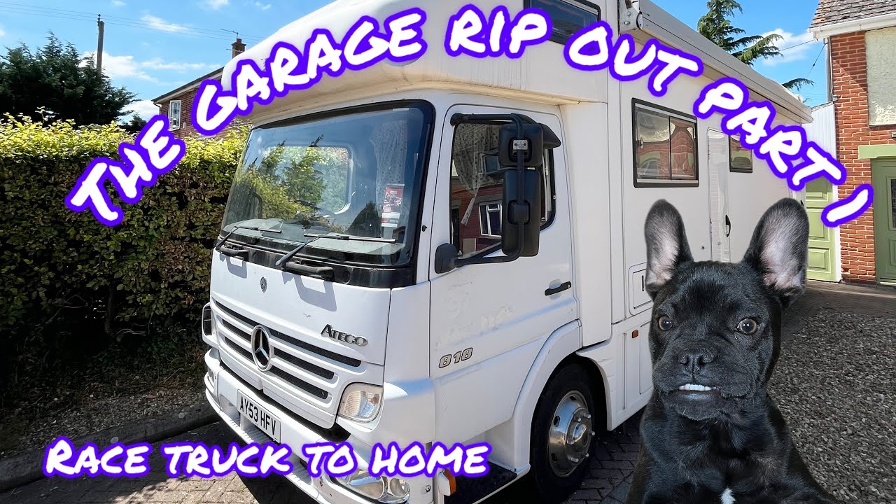 Turning an old race truck into our full time family home. #vanlife #family #offgrid