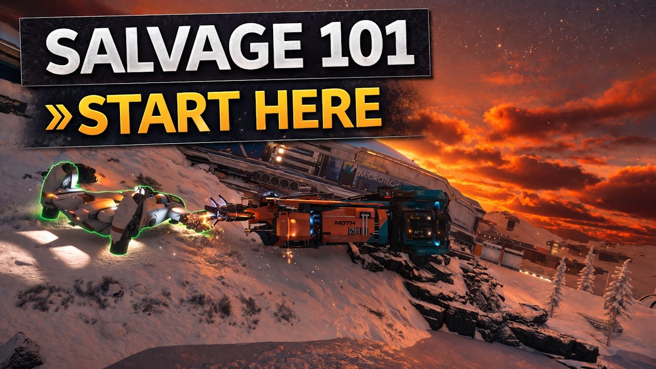 Star Citizen Salvage для начинающих: корабли, контракты и управление.