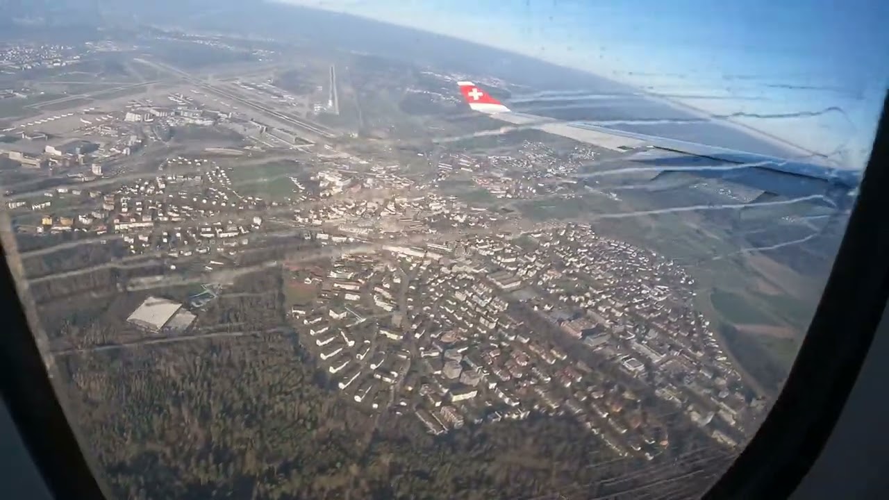 Swiss Air Flight - Zurich (ZRH) to New York (JFK) - Economy class. February 2023