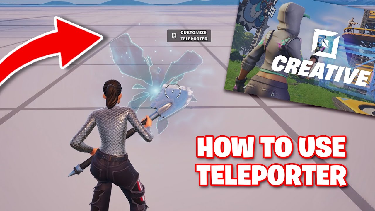 How To Use The Teleporter Device In Fortnite Creative - Step By Step
