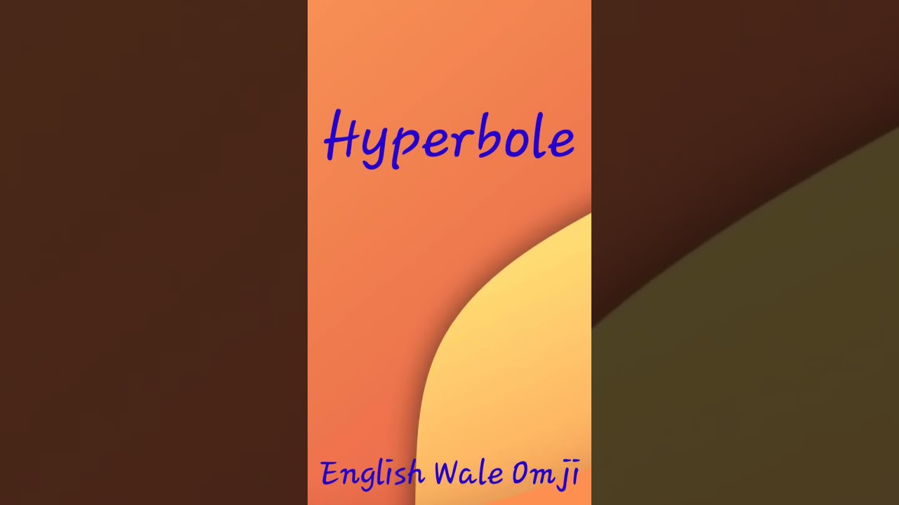 hyperbole figure of speech