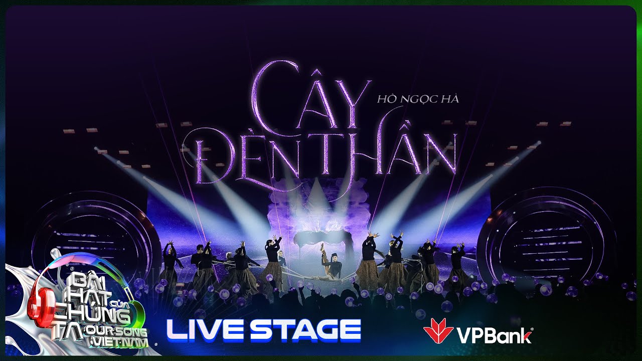 Cây Đèn Thần - Hồ Ngọc Hà cực quyến rũ lần đầu live ca khúc mới trên sân khâu Our Song Việt Nam