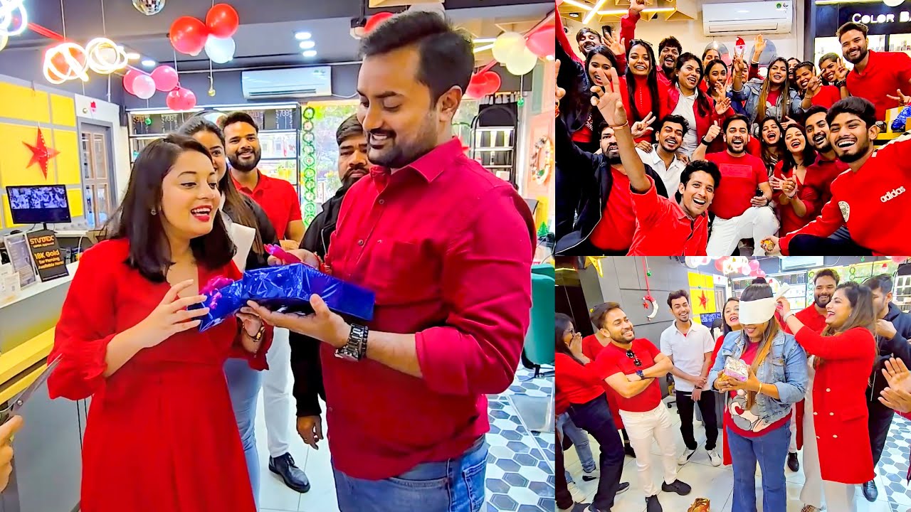Gifts From Secret Santa On Christmas💕💕💕 Funny Gift Challenge 😍❤️🥰