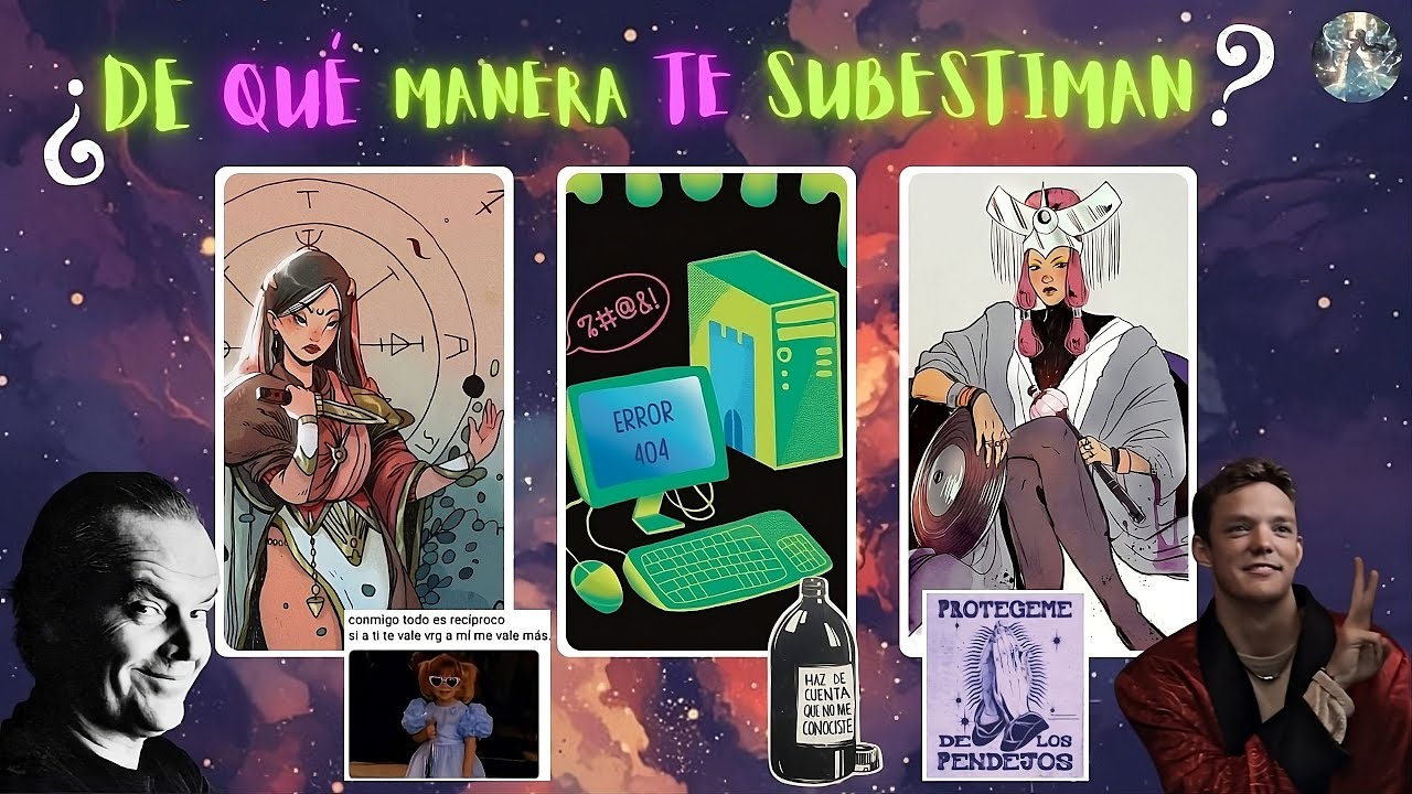 ¿De QUÉ MANERA TE SUBESTIMAN?🔮Tarot Interactivo🔮