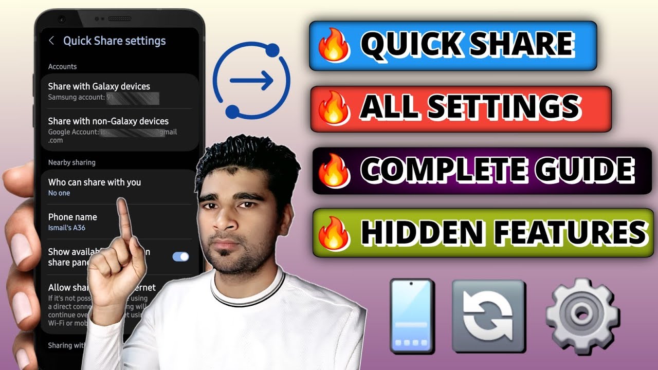 Samsung Quick Share Complete Settings Explained | Full Guide in Hindi