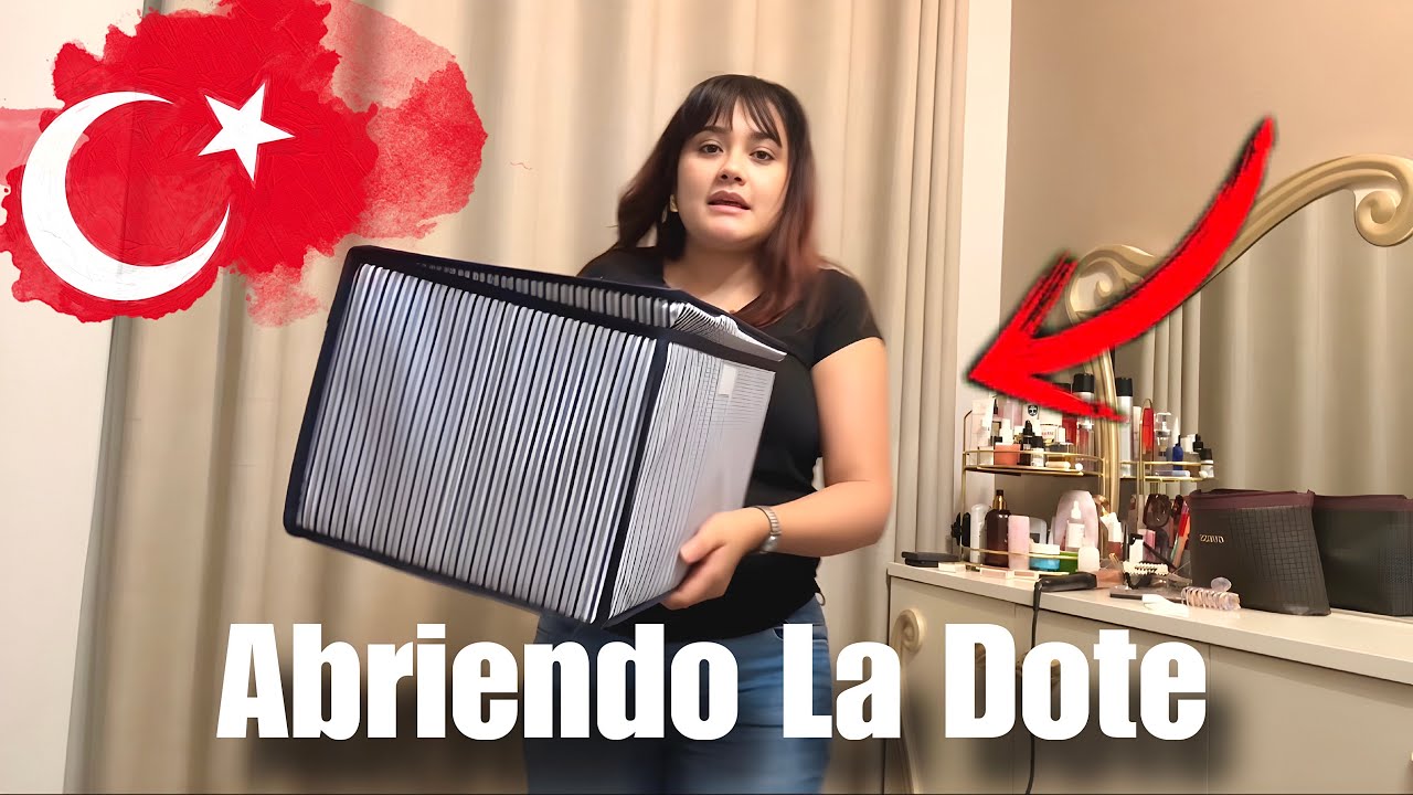🤩🩵QUE EMOCIÓN ABRIR LA DOTE QUE PREPARÓ MI SUEGRA 🧺🇹🇷(tradición y preparación)