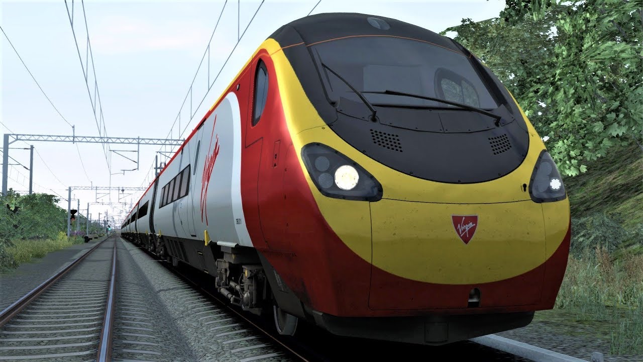Train Simulator 2018: Class 390 (upgraded) Rugby-Stafford