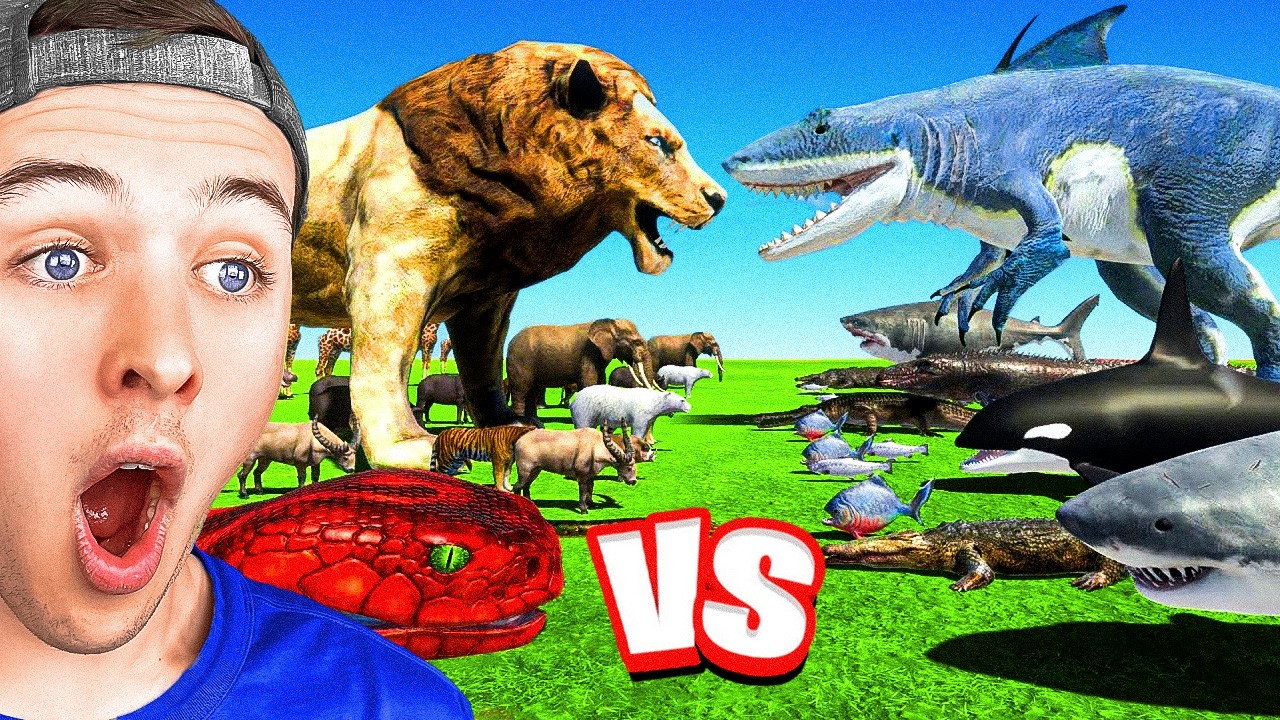 Реакция на бой KING OF THE JUNGLE против KING OF THE OCEAN (ARBS)