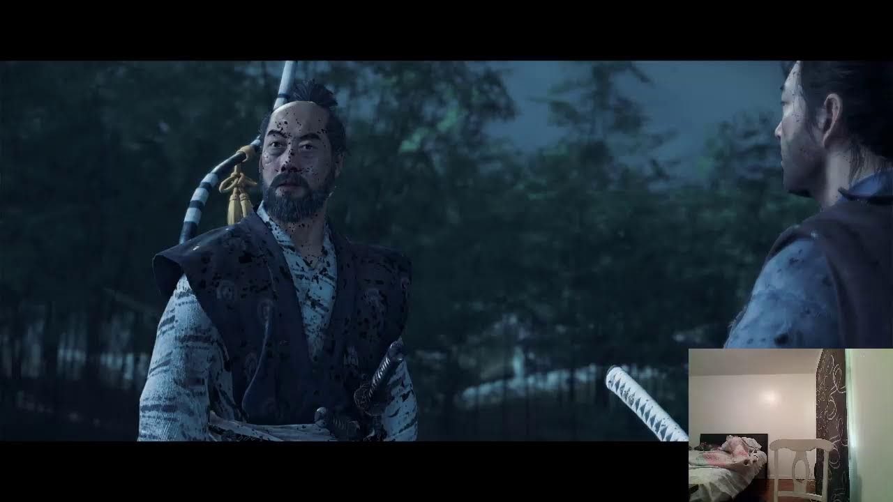 jugando Ghost of Tsushima