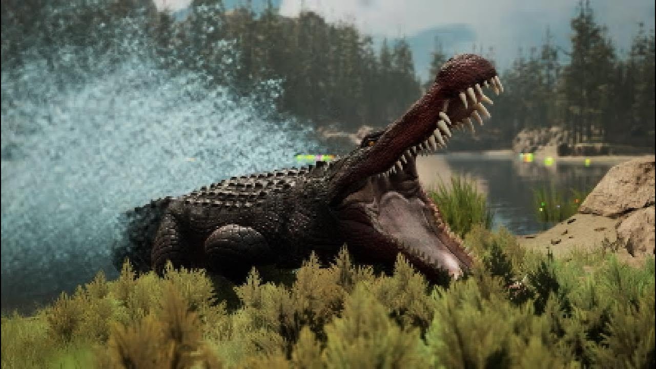 Path of Titans | Deinosuchus Ambush Compilation