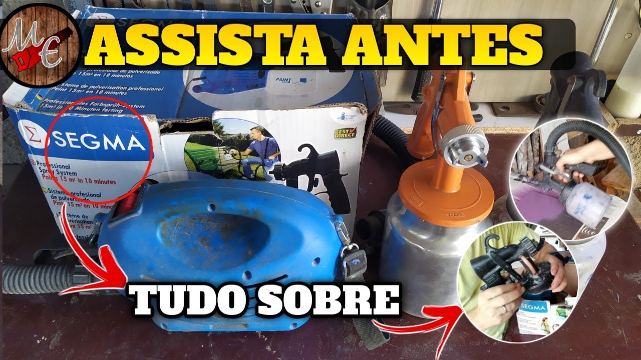 Pistola de Pintura Elétrica Pulverizadora, (Paint zoom) REVIEW.
