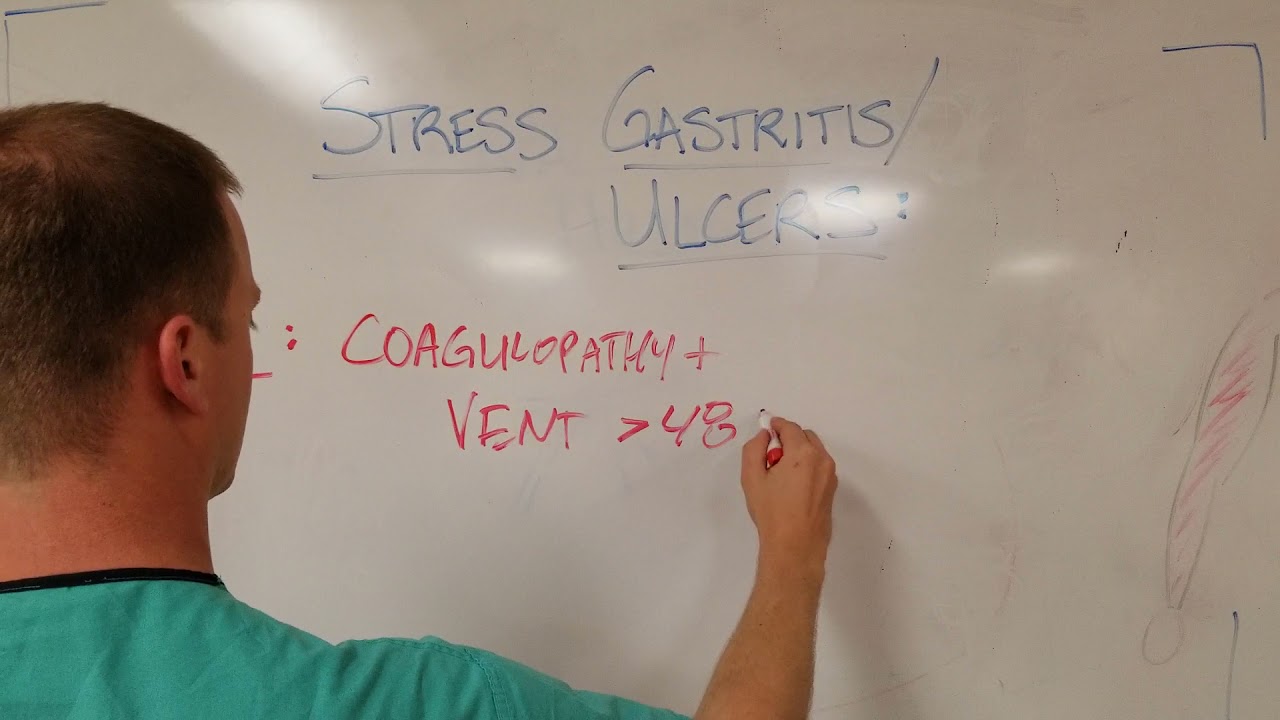 Do ICU patients need to be on a PPI? Stress Gastritis and Prophylaxis