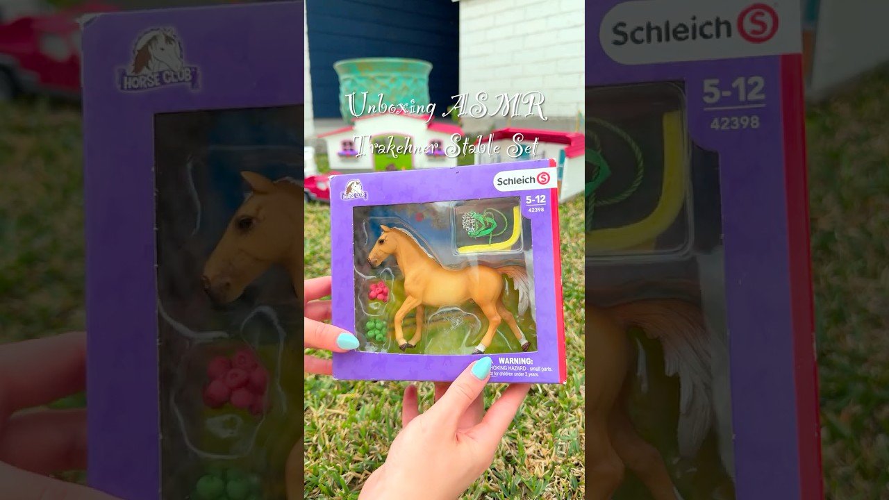 What should I name my new palomino stallion? 💛 #schleich #unboxng #horse #equestrian