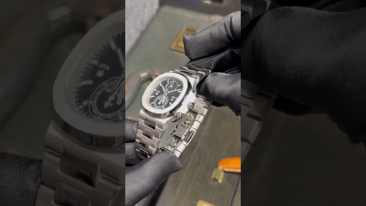 Patek Philippe Nautilus Travel Time Chronograph Ref. 5990/1A-011 #watchdaily #shorts #patekphilippe