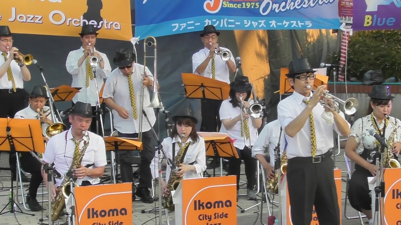 2018 07 16 Ikoma City Jazz Orchestre at 天保山 2