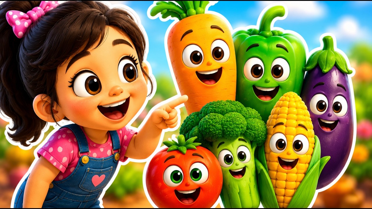 Fun Vegetable Song for Kids | Learn Veggies with Tuki Tuki Tam Tam Nursery Rhyme & Kids Songs
