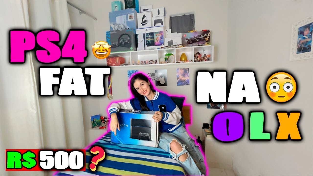 Comprei um PS4 FAT NA OLX | ESSE foi barato até demais!!