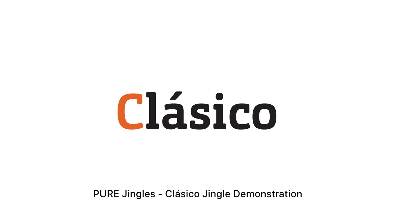 PURE Jingles - Cl&aacute;sico Jingle Package Demonstration (2022)