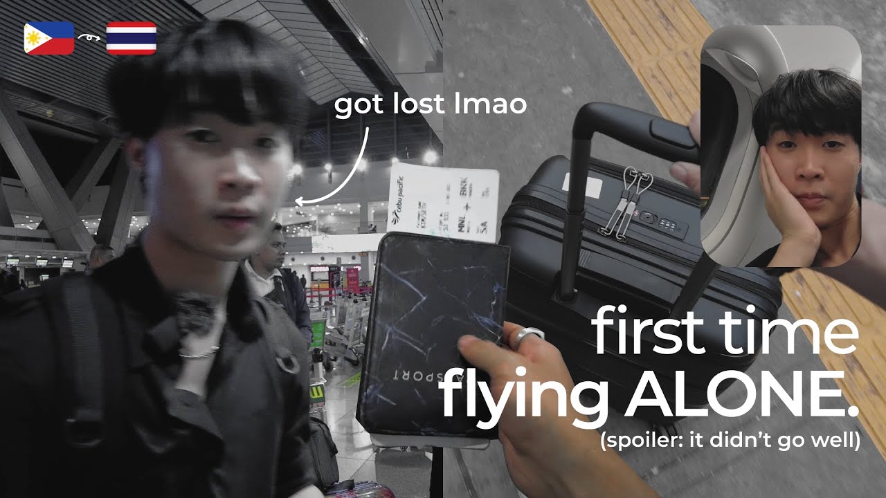 my first time FLYING abroad alone (I GOT LOST) | Philippines NAIA experience