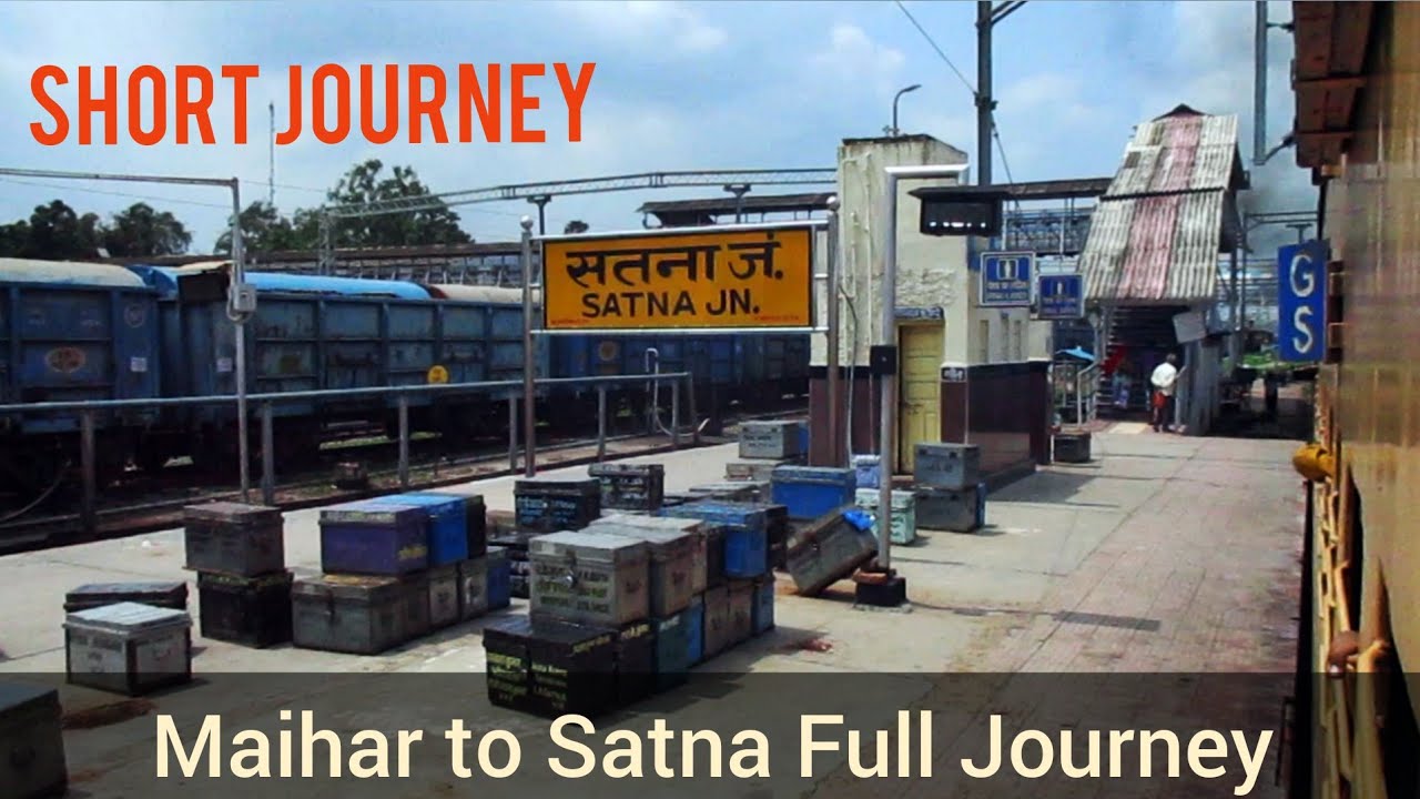Maihar To Satna || Diesel Era || Short Journey Compilation | Onboard Jabalpur Rewa Shuttle Passenger
