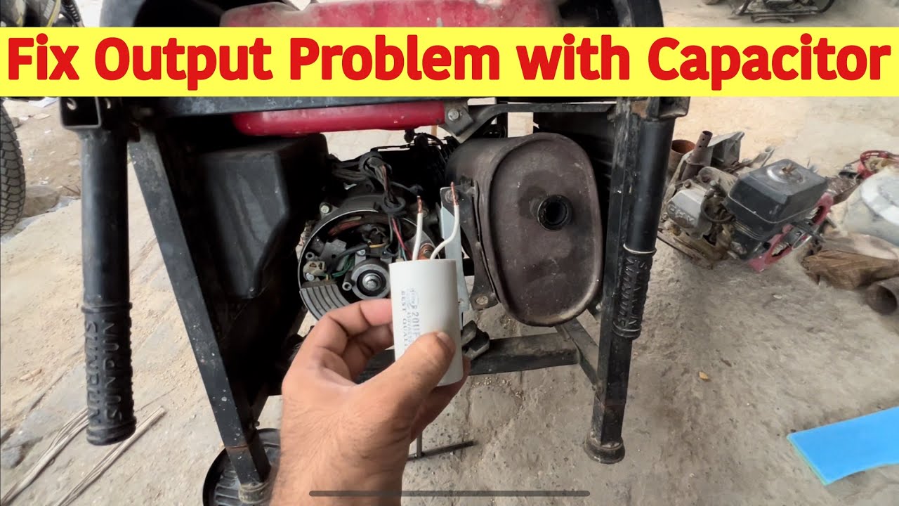 Generator output Most Easy Solution | Capacitor Method