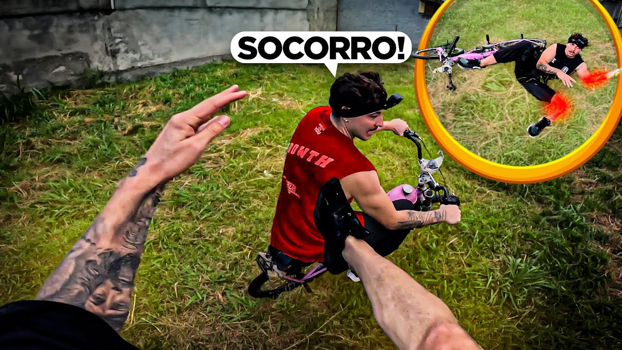 MEU IRMÃO ROUBOU MINHA BIKE MOTORIZADA E EU DEI UMA VOADORA NELE… SE ARREBENTOU!