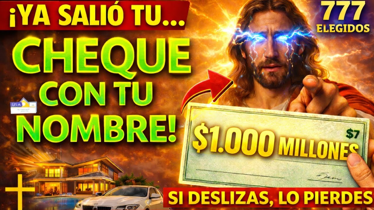 💰💰DIOS DICE: TU NOMBRE ESTÁ EN EL CHEQUE — $1.000 MILLONES (777 ELEGIDOS)💸💰