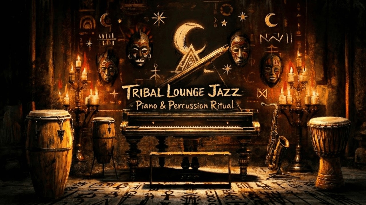 Late Night Jazz | Deep Tribal Piano Ritual (2 Hours Lounge Mix)