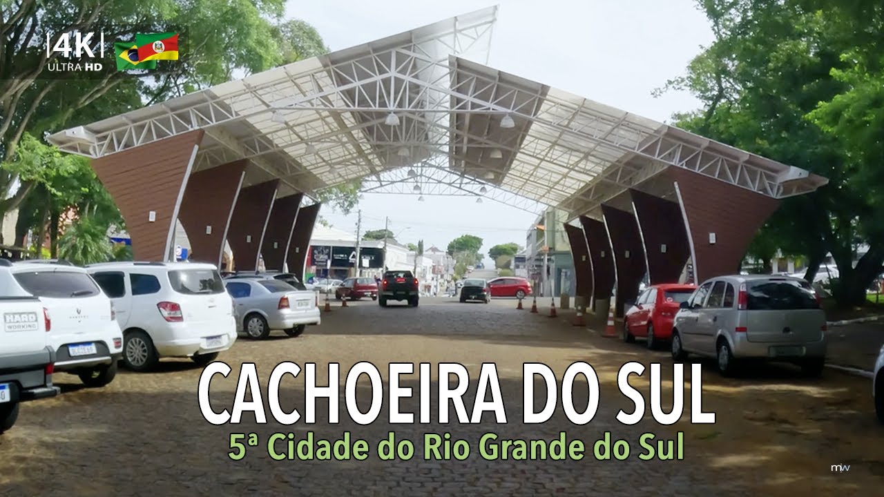 Cachoeira do Sul - Rio Grande do Sul | Dirigindo no Centro e em outros Bairros