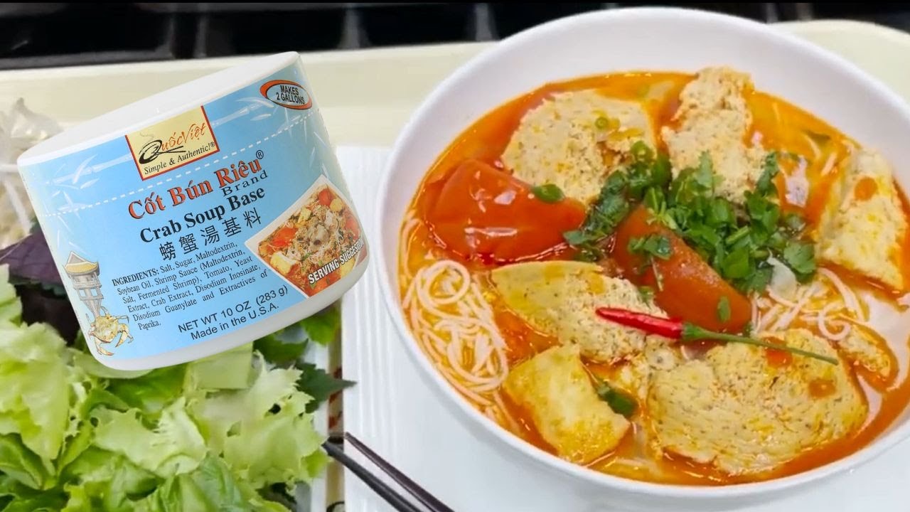 Bún Riêu Cá Đậm Đà, Thơm Ngon – Nấu Nhanh Với Cốt Bún Riêu® Quốc Việt!