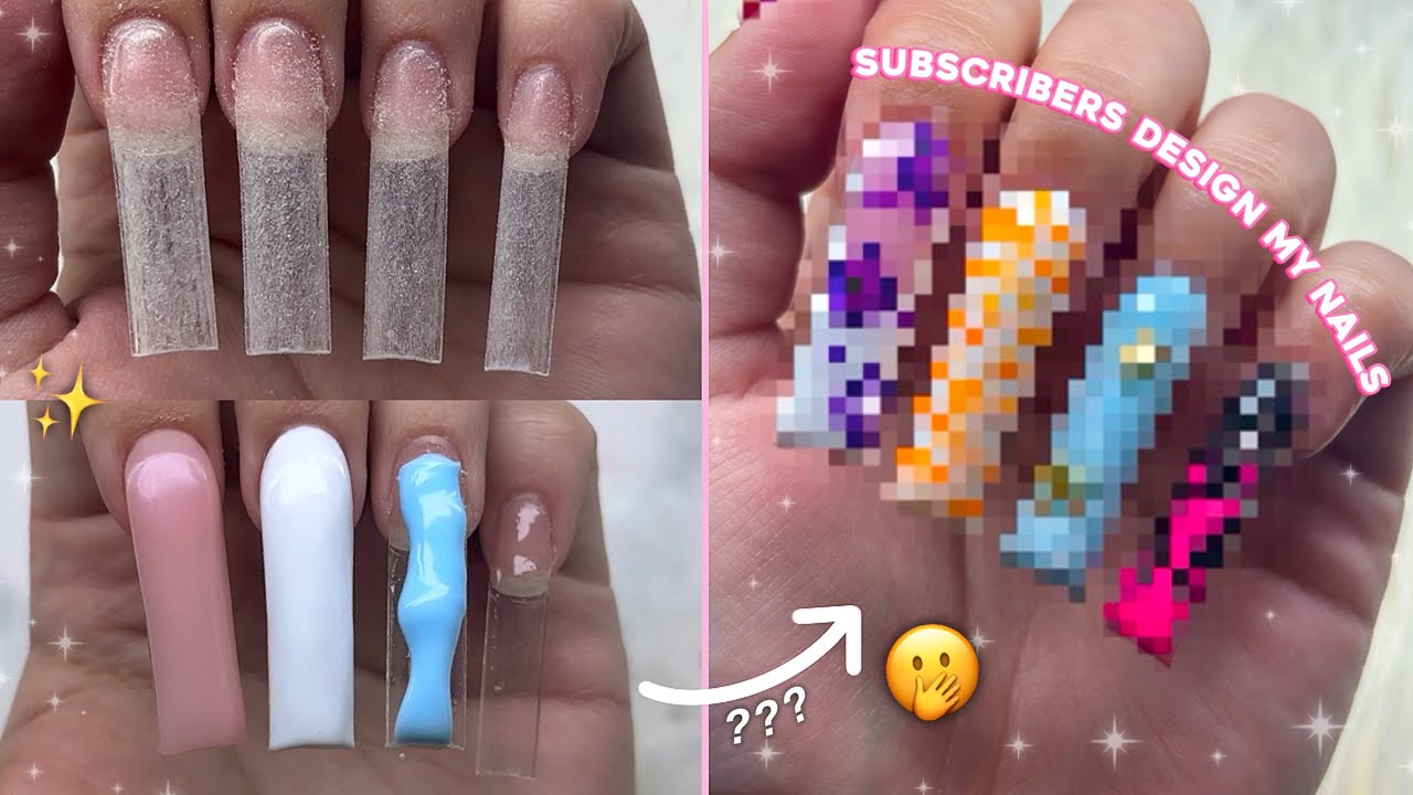 SUBSCRIBERS DESIGN MY NAILS!✨