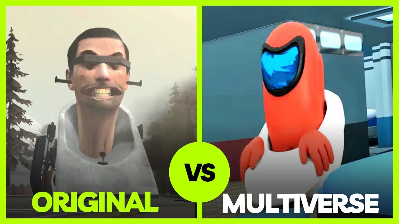 SKIBIDI Original VS Multiverse #77 SpongeBob