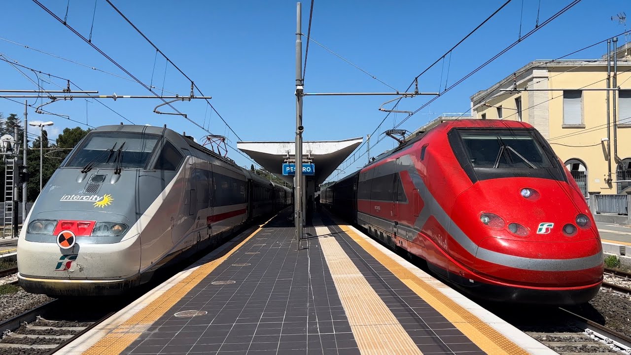 FANTASTICA PRECEDENZA @PESARO TRA L’ INTERCITY E IL FRECCIAROSSA!