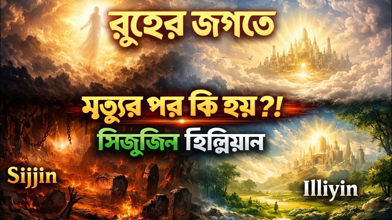 মৃত্যুর পর কী হয়? | রূহ কোথায় যায়? | আখিরাতের বাস্তব সত্য | সিজ্জিন ও ইল্লিনের রহস্য