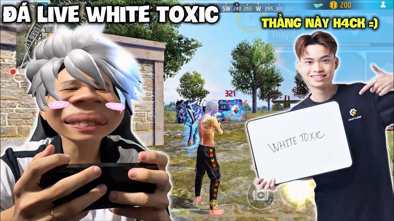[Free Fire] ĐÁ LIVE IDO WHITE TOXIC 2 TRIỆU ĐĂNG KÍ NHƯNG LẠ LẮM