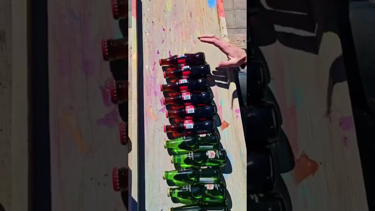 ASMR🍾#satisfying #glassbreaking #asmr #relaxing #calming #glassblowin #glassporn #viral #trending