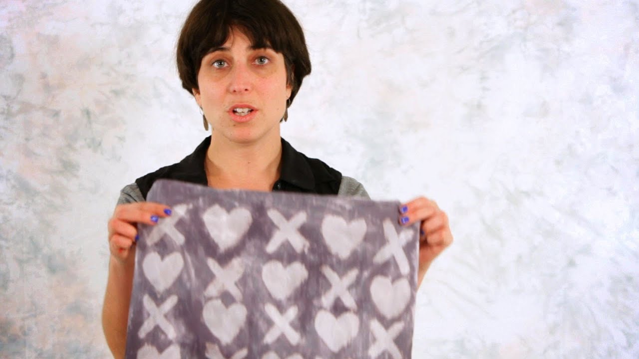 Create Tie Dye Words & Patterns Using Glue | Tie Dyeing