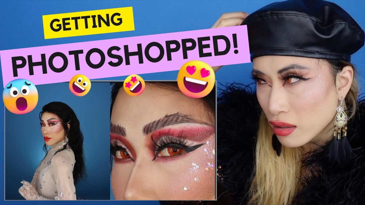 Photoshopped and drawn by different artists on Fiverr!