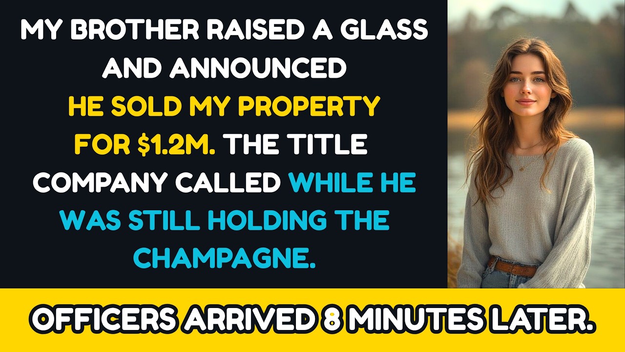 My Brother  Sold My Property for $1.2M — The Handcuffs Came Out Before Dinner Was Over