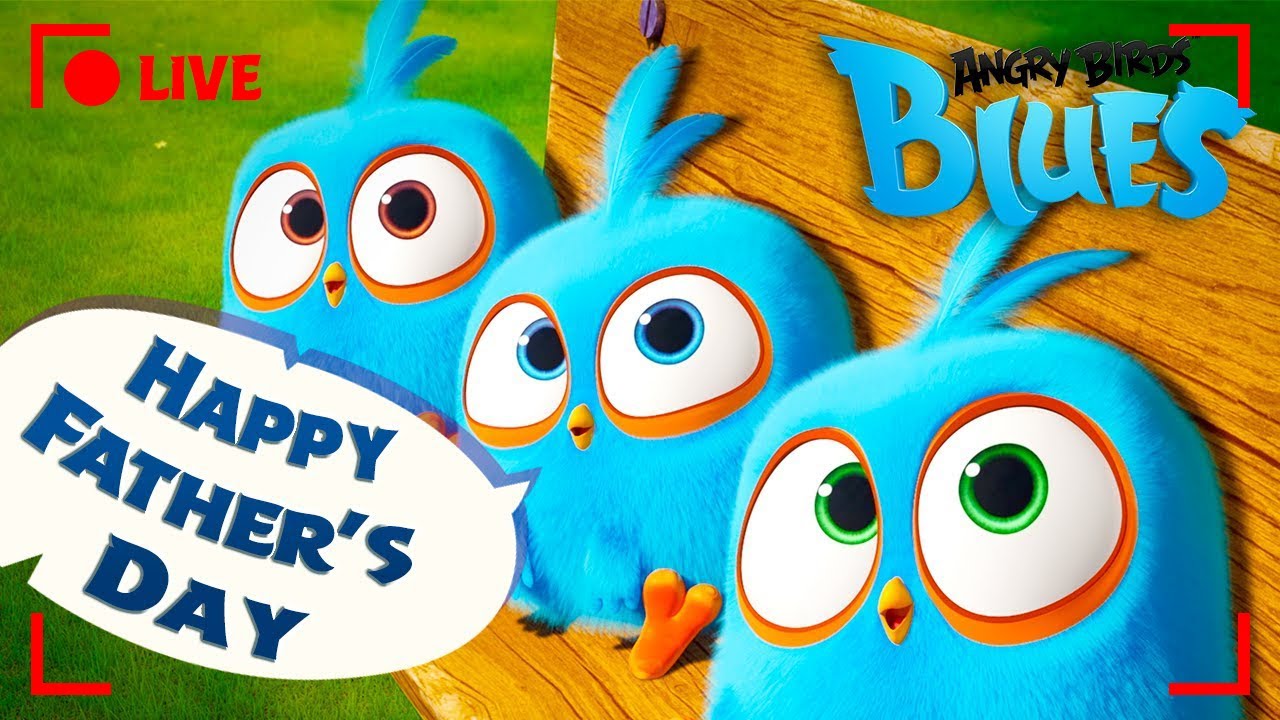 🔴 LIVE Angry Birds Party | Happy Father's Day with The Blues