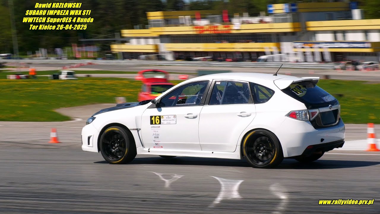 Dawid KOZŁOWSKI - SUBARU IMPREZA WRX STi - WWTECH SuperOES 4 Runda Tor Kielce 26-04-2025