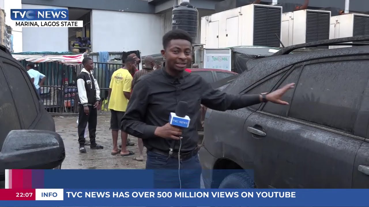 Fire Outbreak Disrupts Business At Tower In Marina, Lagos State