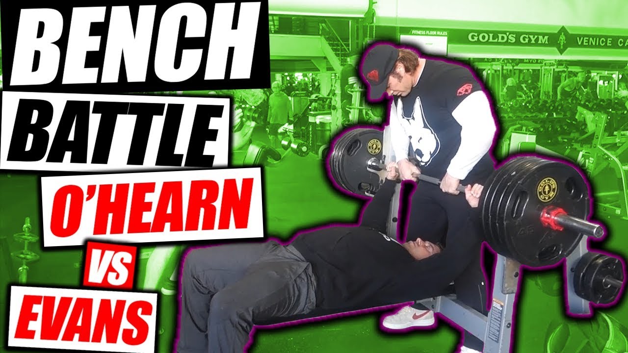 Heavy Bench Press Battle | Chest Workout Mike O'Hearn vs Heath Evans