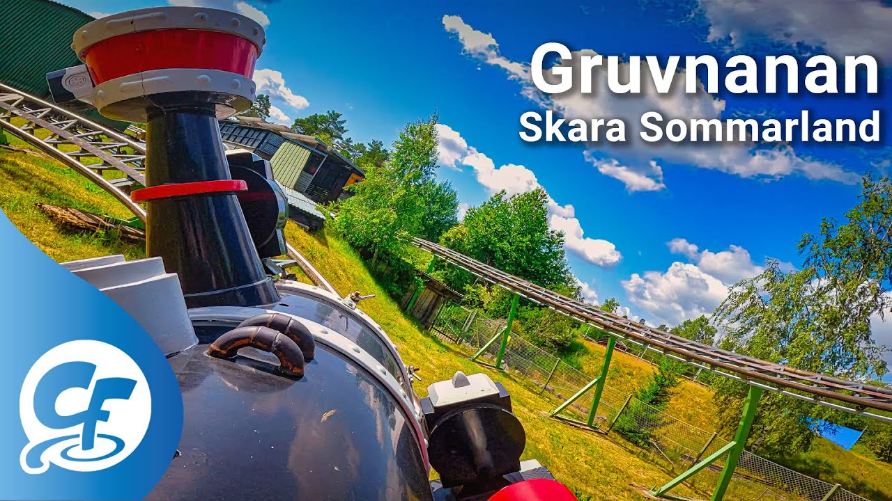 Gruvnanan front  seat on-ride 5K POV @60fps Skara Sommarland Sommerland Summerland