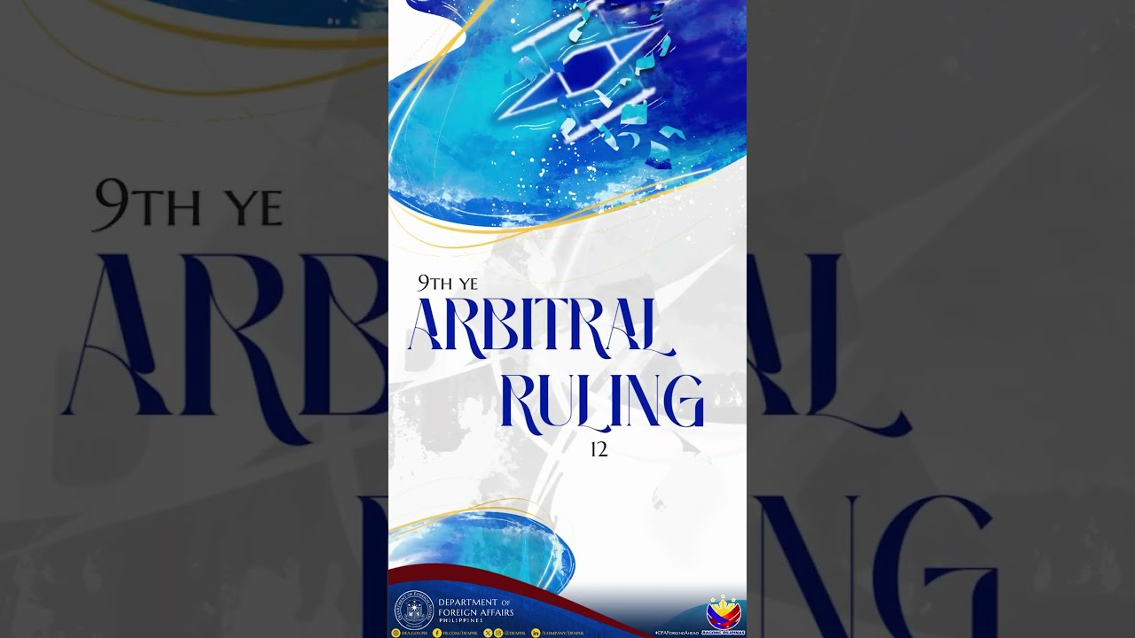 DFA Statement on the Ninth Anniversary of the 2016 Arbitral Award on the South China Sea