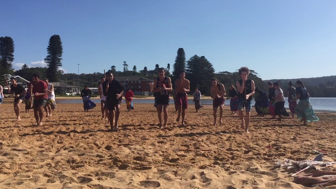NAISDA Developing Artists Bungul (dance) at Avoca Beach